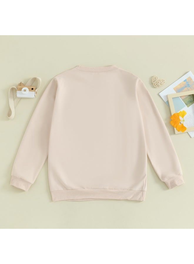 ZAXARRA Mommy and Me Matching Outfits Long Sleeve Crewneck Pullover Tops Mama Sweatshirt Mama and Mini Clothes (Mom, S, Mama and Mini-Blue) - Image 4