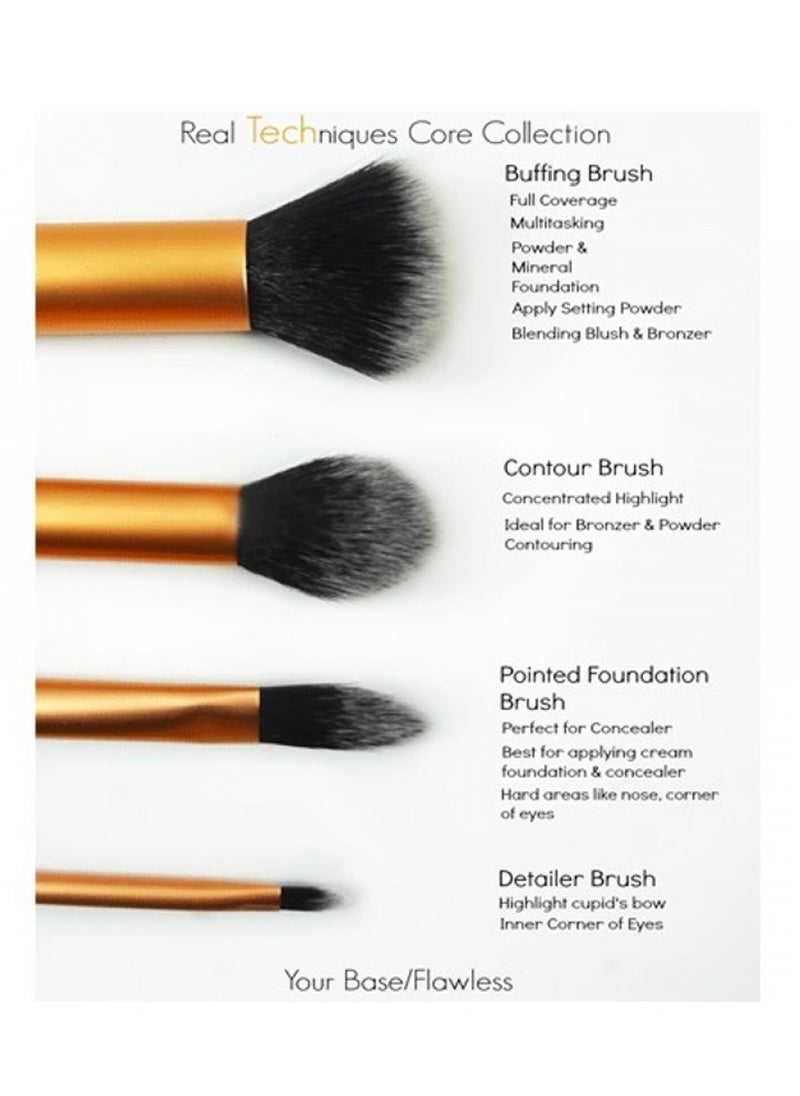TECHNIQUES - Core Collection Base Brush Set Multicolour - Image 1