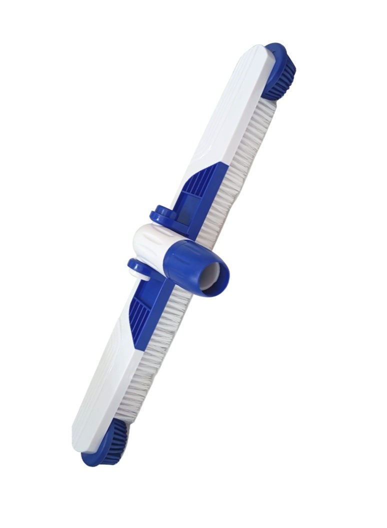 POOL MART Swimming Pool Premium poly bristle floor and wall brush 20 Inch 50cm with roller bumper - Image 1