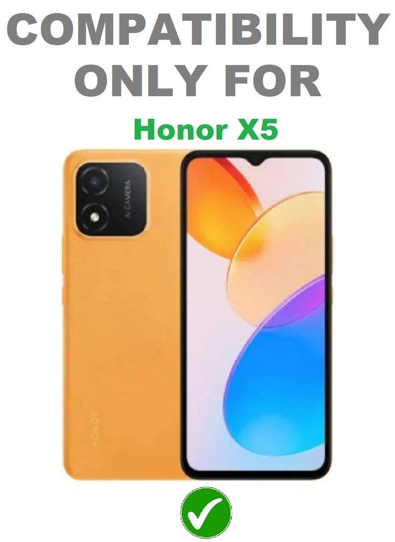 we3 Tempered Glass Screen Protector Anti-Spy Privacy Designed For Honor X5 Full Glue Edge to Edge Full Screen Coverage And Bubble Free - Image 3