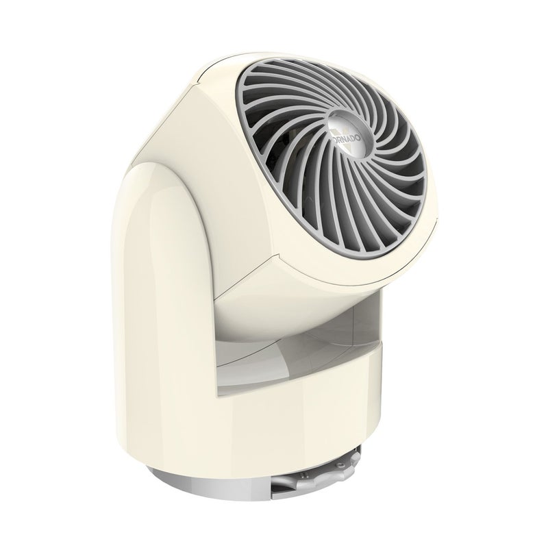 Vornado Flippi V6 Compact Air Circulator Fan, Quiet Portable Travel Fan for Office or Bedroom, Adjustable Head, 2 Speeds, Vintage White - Image 1