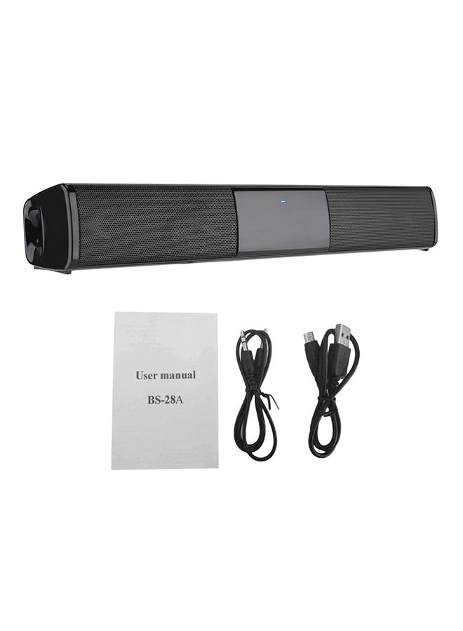 NIBEMINENT Bluetooth Wireless 3D Soundbar Speaker Black 