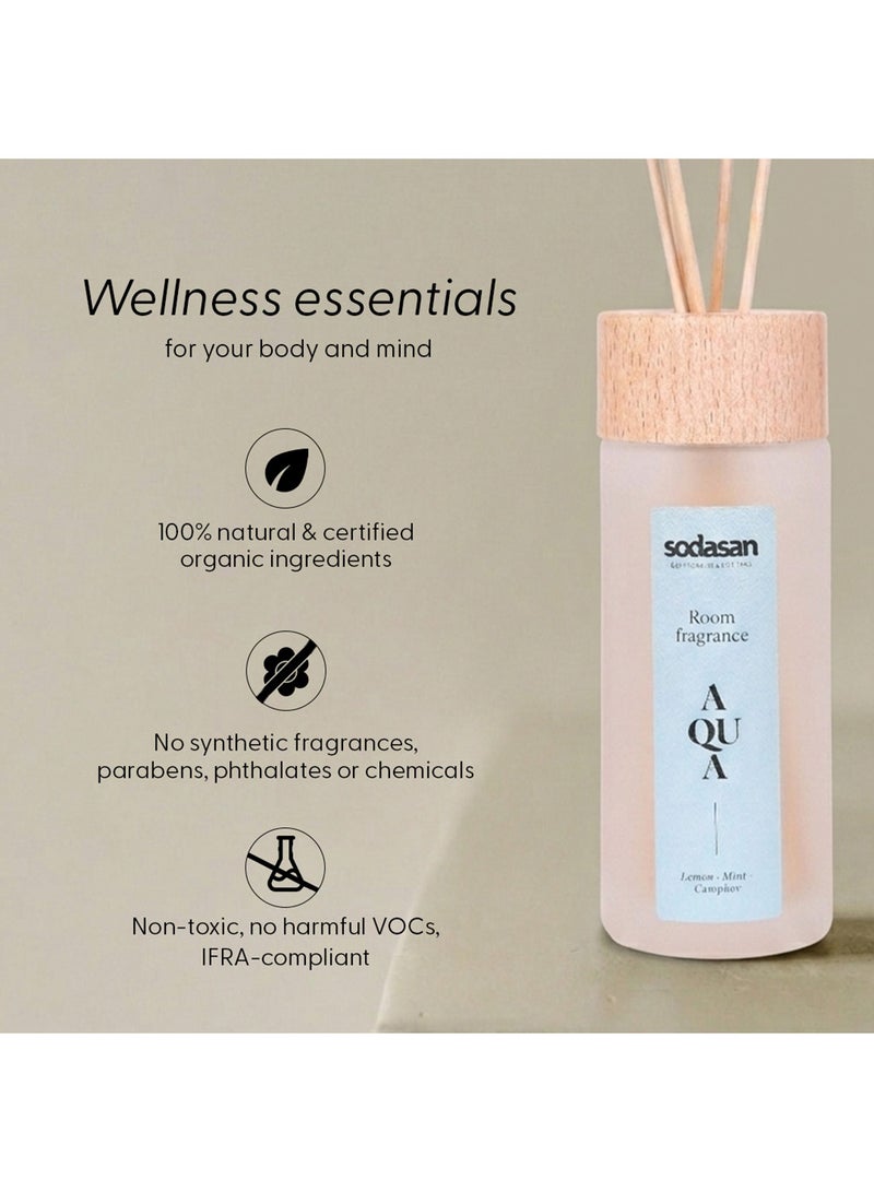 sodasan 100% Natural Room Fragrance - Lemon Mint Camphor - AQUA 200ML - Image 3