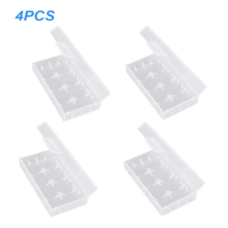 Battery Storage Transparent Plastic Case - Waterproof Durable Portable Organizer for 18650 Lithium Batteries, Travel Camping Use - Image 5