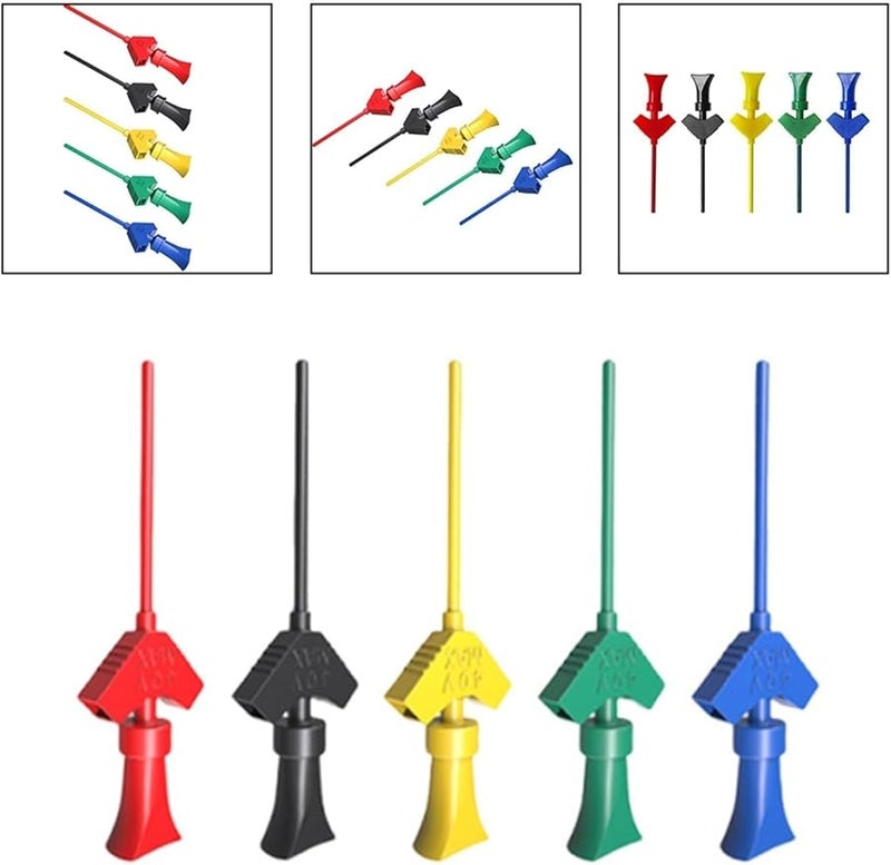 Spring Loaded IC Test Hook Clips Grabber For Logic Analyzer Oscilloscope - Image 5