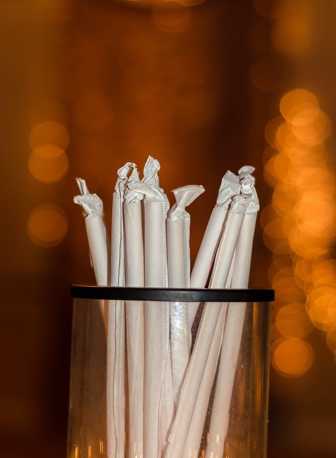 Concession Essentials Plastic Straws Wrapped 1000 Pack - 8 inch Drinking Straw, Foodservice Disposable Straws, Bulk Set (CEClear7.75wrapped-1000ct) - Image 3