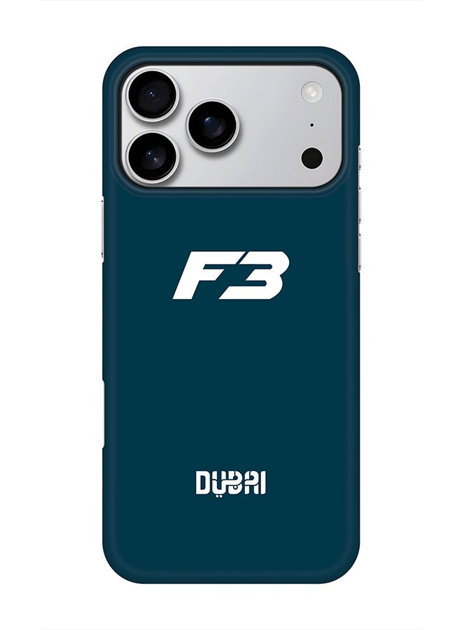 Stylizedd For iPhone 17 Pro Max,Case, [Compatible with MagSafe] Magnetic cover Slim fit Protection Matte, -  Faz3 Dubai Blue