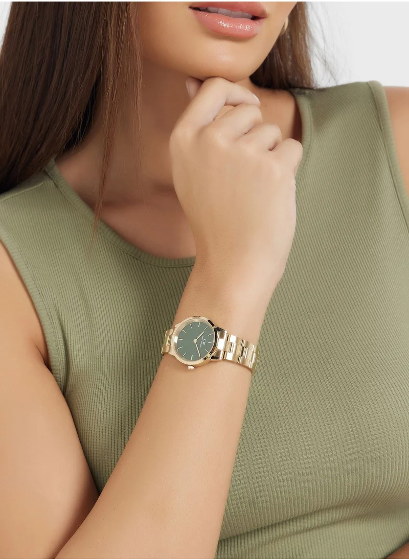 دانيال ولينغتون Iconic Steel Strap Analog Watch