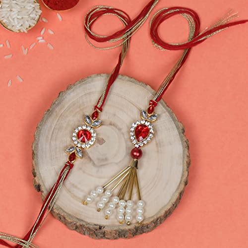 Next Bazaar Rakhi Gift for Brother and Bhabhi-Rakhi for Bhai and lumba for bhabhi on Rakshabandhan 2 Coffee Mug, Roli, Chawal & Greeting Card Combo - Image 4