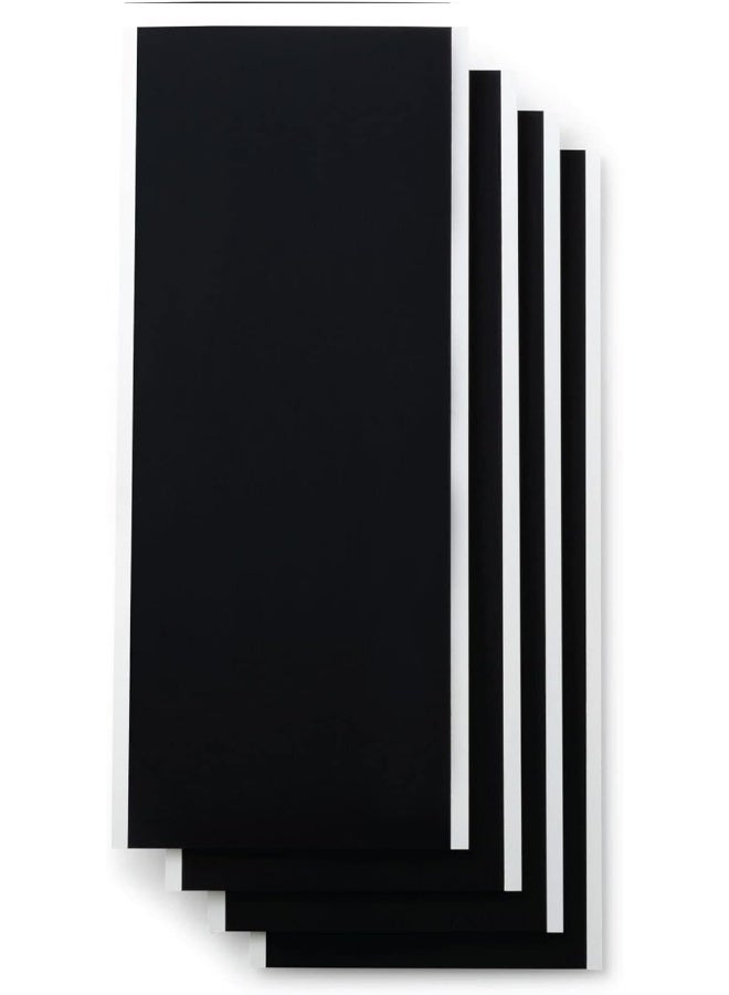 Cricut ملصقات جوي الذكية القابلة للكتابة من الفينيل الدائم الأسود 33 سم (13 بوصة) 4 أوراق فينيل ذاتية اللصق للاستخدام مع جوي - Image 2