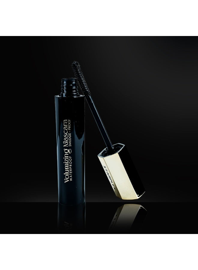 STARPLEX Waterproof Volumizing Black Mascara 10ml, Curling Lengthening Smudge Proof, Fast Dry Long Lasting, Slim Brush Warm Water Removable, Suitable for Sensitive Eyes - Image 5