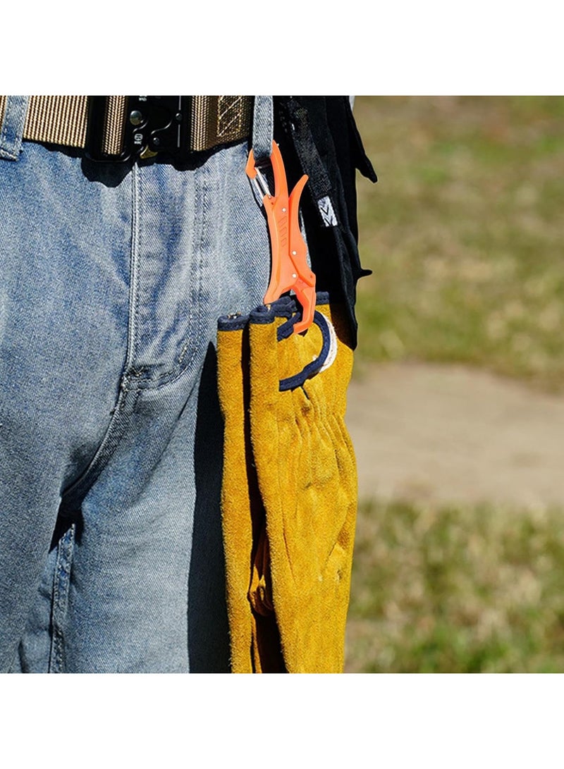 CMGTYYD 4Pcs Mitten Clip Fishing Gripper - Fish Lip Gripper Keychain Outdoor Mitten Clip | Mitten Clip Outdoor | Mitten Clip Keychain Multi-Functional Fishing Gripper | Large Opening Carabiner Fishing Pliers - Image 2