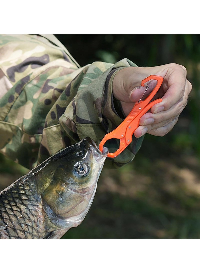 CMGTYYD 4Pcs Mitten Clip Fishing Gripper - Fish Lip Gripper Keychain Outdoor Mitten Clip | Mitten Clip Outdoor | Mitten Clip Keychain Multi-Functional Fishing Gripper | Large Opening Carabiner Fishing Pliers - Image 3
