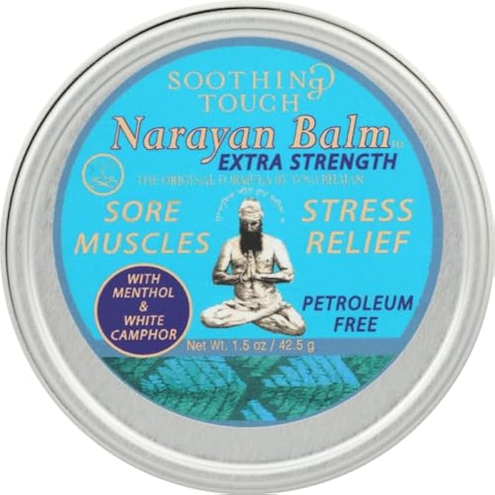 Soothing Touch Sore Extra Strength Muscle Balm Tin, Narayan, 1.5 Ounces, Packaging May Vary - Image 1