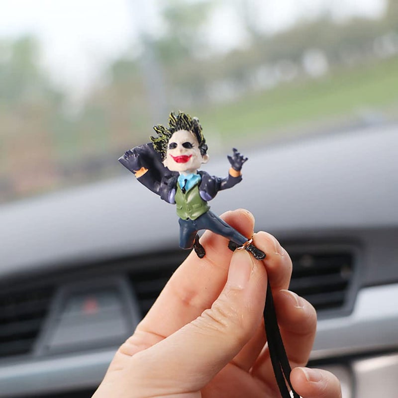 AMIORO Clown Car Pendant Interior Rearview Mirrors Charms Hanging Ornament - Image 4