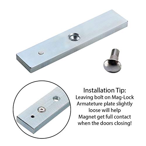 Ares Vision 350KG 800LBS of Holding Force Electromagnetic Commercial Lock 12V, LED Indicator When Closed NO/NC Options,for Out Swinging Single Door - Image 4