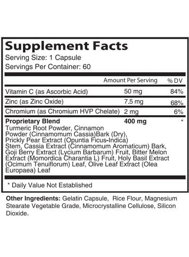 IDEAL PERFORMANCE (5 Pack) SugarBalance Capsules Supplement Max Advanced Formula (300 Capsules) - Image 2