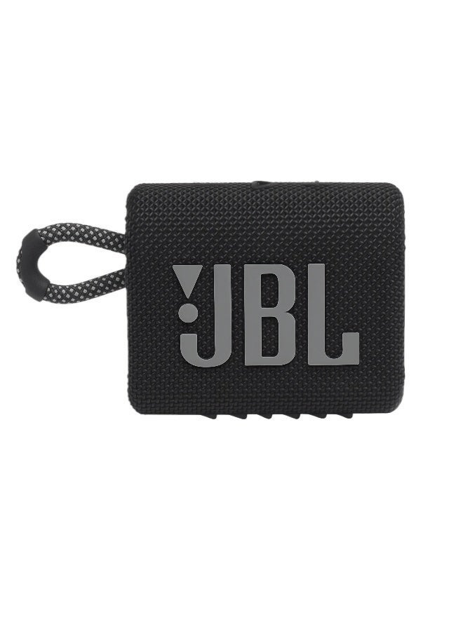 JBL Go 3 - Waterproof Wireless Portable Bluetooth Speake and Dustproof , Big Pro Sound with Punchy bass,Built-in long-lasting battery, Made in Part with Recycled Materials (Black) - Image 4