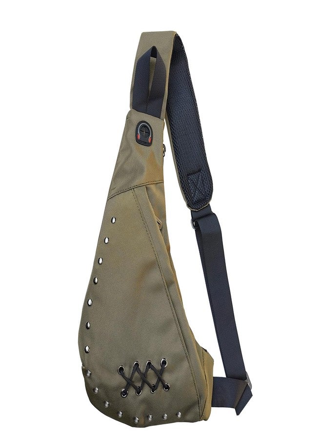 INNTURT Sling Bag Crossbody Bags for Women Men Sling Purses Shoulder Bag Travel Bag Backpack Army Green - Image 1