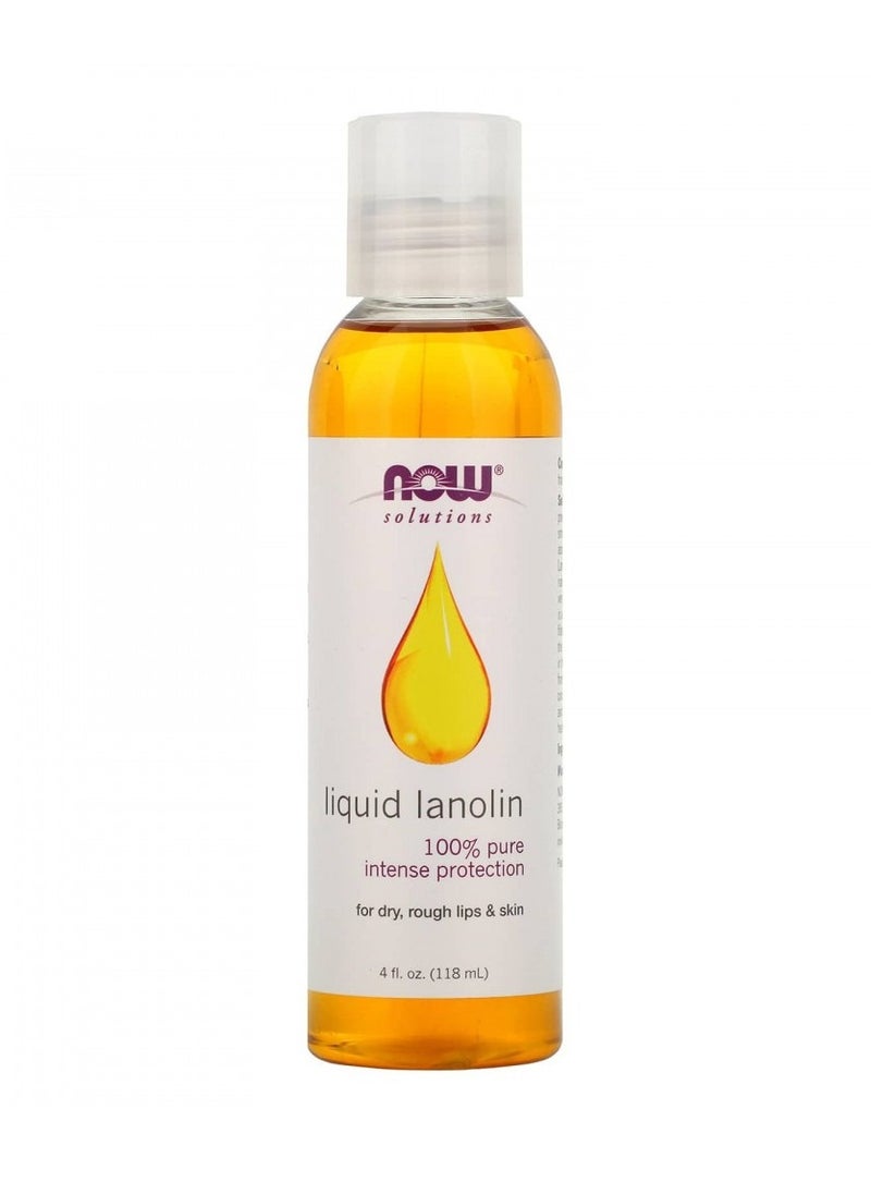 now - Liquid Lanolin 100% Pure Intense Protection For Dry, Rough Lips & Skin 118ml - Image 1