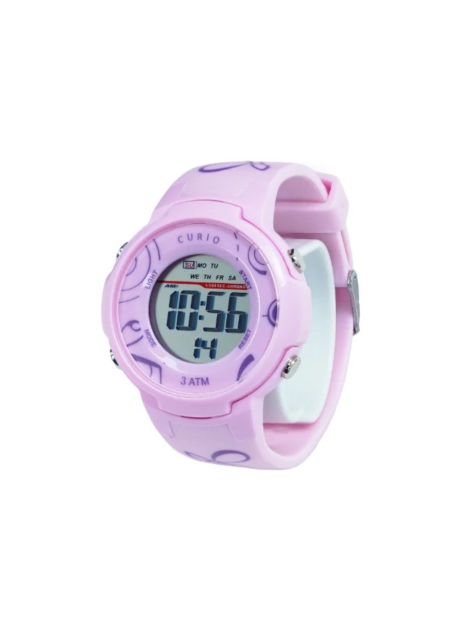 Curio Kids's Plastic Digital Watch CU-8211L-6 - 38 mm