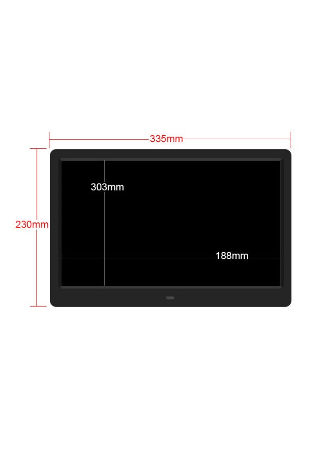 Manufacturers Directly Supply 14.1 Inch Digital Photo Frame Electronic Photo Album To Play High-definition Pictures 1080P Gift Music Video-Color:12.1inch White Tn Screen