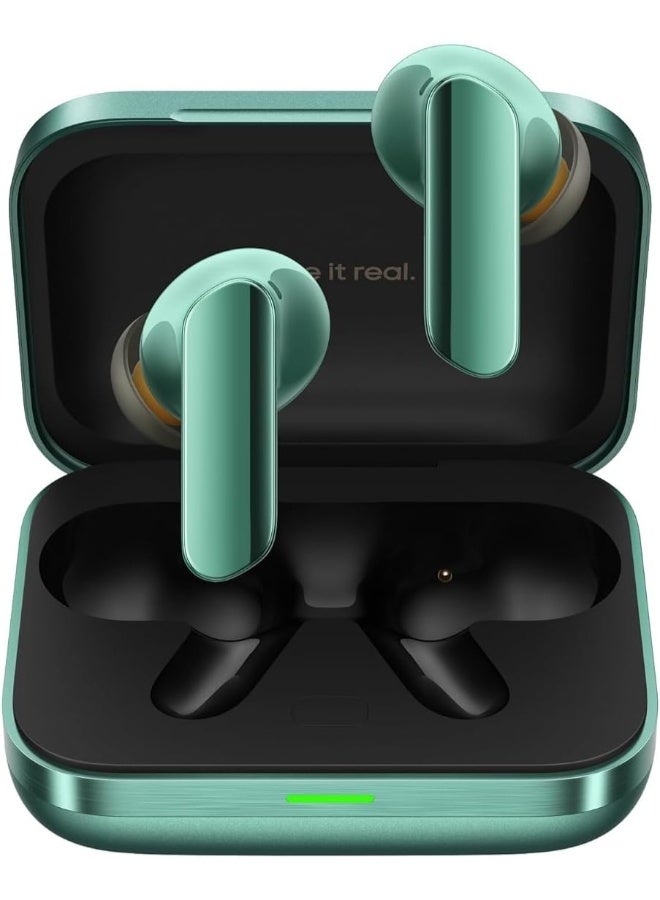 realme Buds Air 7 Pro | Dual‑Driver ANC Earbuds | AI Live Translator | Aircraft‑Grade Aluminum Build | IP55 Water‑Resistant Racing Green