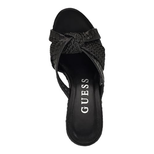 Guess Women's EVEH Wedge Sandal, Black 001, 5 - Image 5