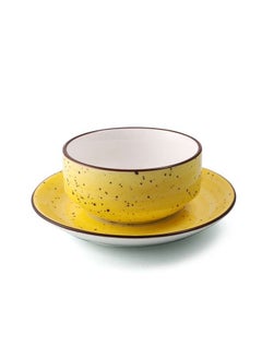 Color Glaze Porcelain Soup Cup & Saucer 220 ml - pzsku/Z267725488D713306C6A4Z/45/_/1678264982/aa347d59-936f-4428-bacd-d900a0a0ec54