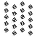 JESSINIE JESSINIE 20Pcs 8P IC Socket DIP Integrated Circuit IC Sockets Adaptor Solder Type 2.54mm Pitch Dual Row 8 Flat Pin  - Image 2