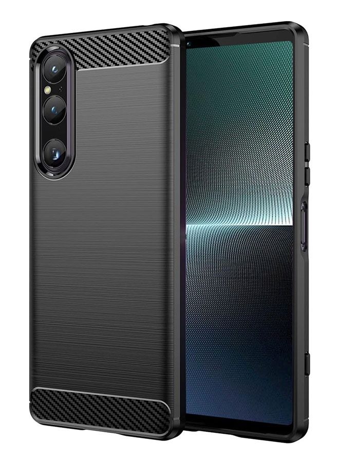 CATANES Sony Xperia 1 V Case Cover Soft TPU Bumper Protective Black - Image 2