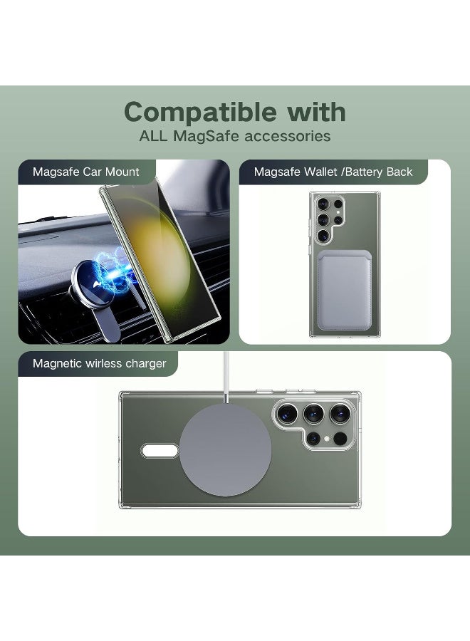 MagSafe Clear Case Compatible with Samsung Galaxy S23 Ultra - Image 3