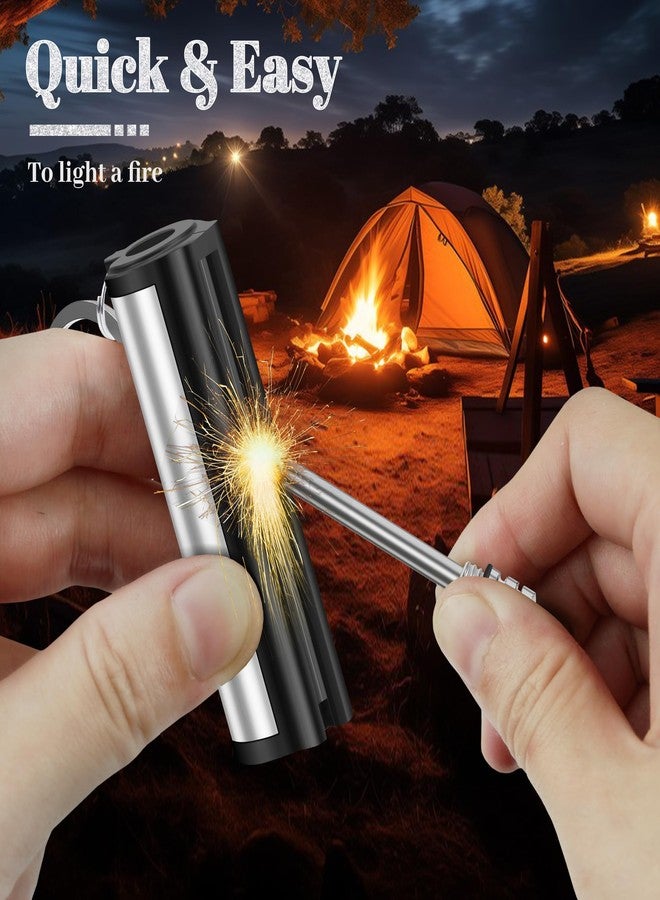 Lafagiet Pack of 5 Permanent Match Lighter, Wateproof, Keychain Matches Lighters for Candle, Survival, Camping Kit (No Fuel Included) - Image 2
