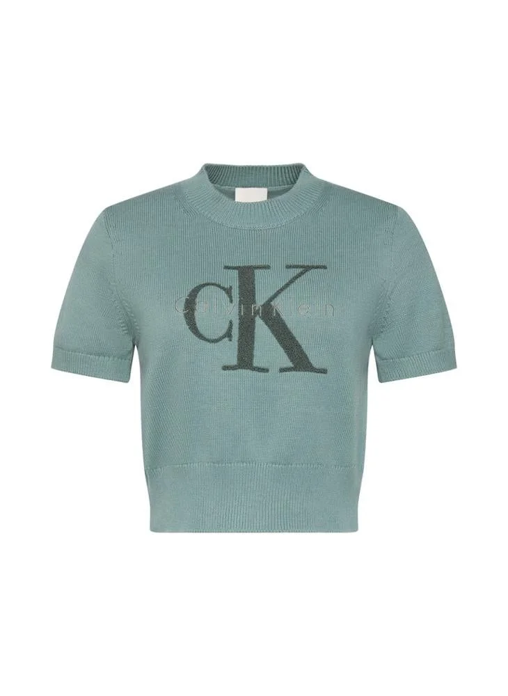 Calvin Klein Jeans  Graphic Pullover Sweater for Women | Best Price UAE