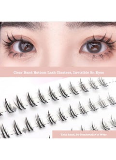 Lash Clusters Diy Eyelash Extensions - Daoder 90Pcs Wispy Natural Look Clear Band Lashes For Bottom Eyelashes 6Mm - pzsku/Z26778FDA98B11B542A2EZ/45/_/1733730002/98f99232-4f01-4ea0-92b6-cda7a9a8681c