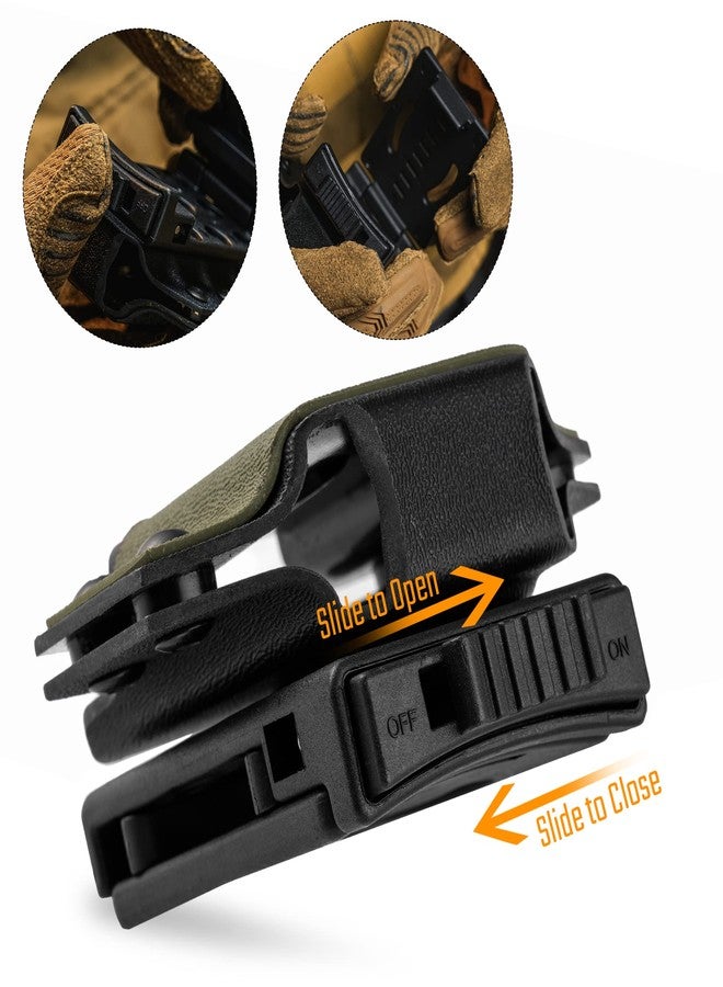 TACTICAL_GEEK TGCode G4 Multi-Tool Sheath for LEATHERMAN WAVE, Adjustable Sheath with Back Clip for Belt, Multi-tool not included Green - Image 5