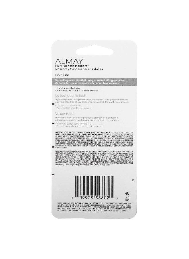 Almay Almay, Multi-Benefit Mascara, 502, Black, 0.24 fl oz (7 ml)  - Image 3
