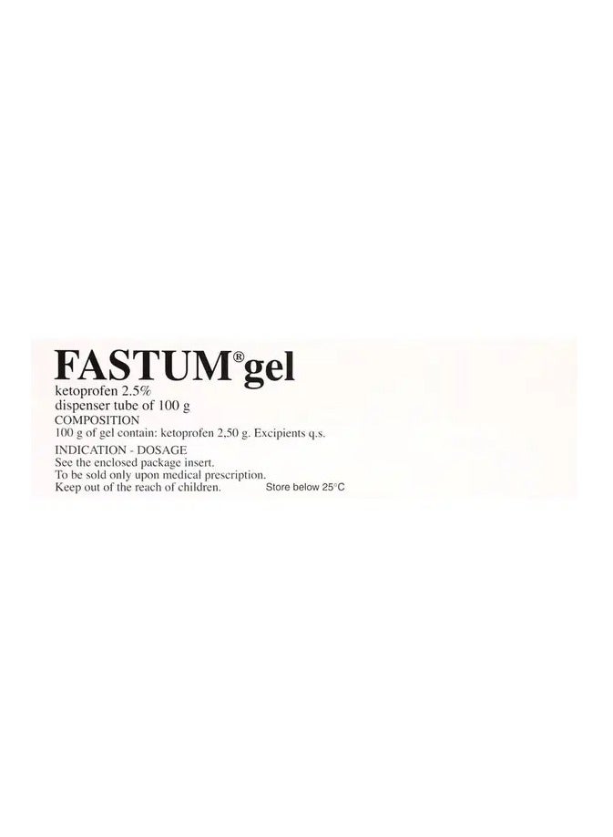 Menarini FASTUM 2.5% GEL 50GM - Image 2