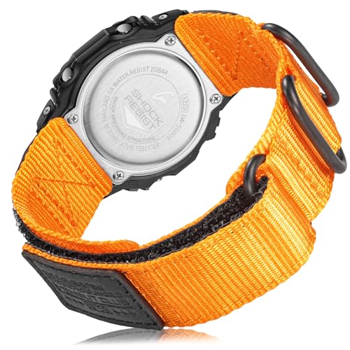 DAVILANE 16mm Watch Band Strap for Casio Mens G-Shock DW5600/8900,GA100/110/120,GD100/110/120,GW6900,GWM5610,Upgraded Three Buckles Nylon Watch Band - Image 1