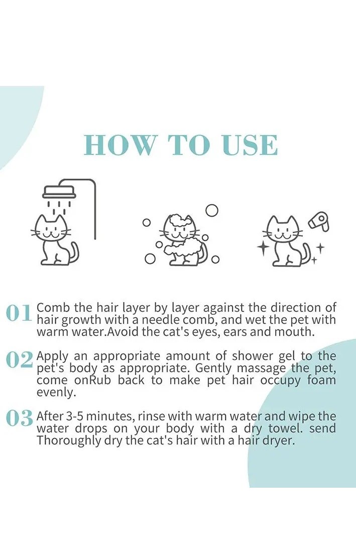 بايولاين شامبو بايولاين للقطط ذات الفرو الأبيض - 200 مل | يعزز لون الفرو الفاتح | بخلاصة البابونج وواقي شمس | ينعّم ويحمي الفرو - Image 3