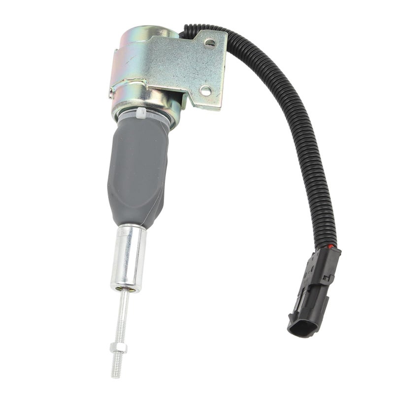 Engine Shut Off Solenoid Fuel Shutdown Valve PC200 6 Excavator Solid Structure 3939701 - Image 4