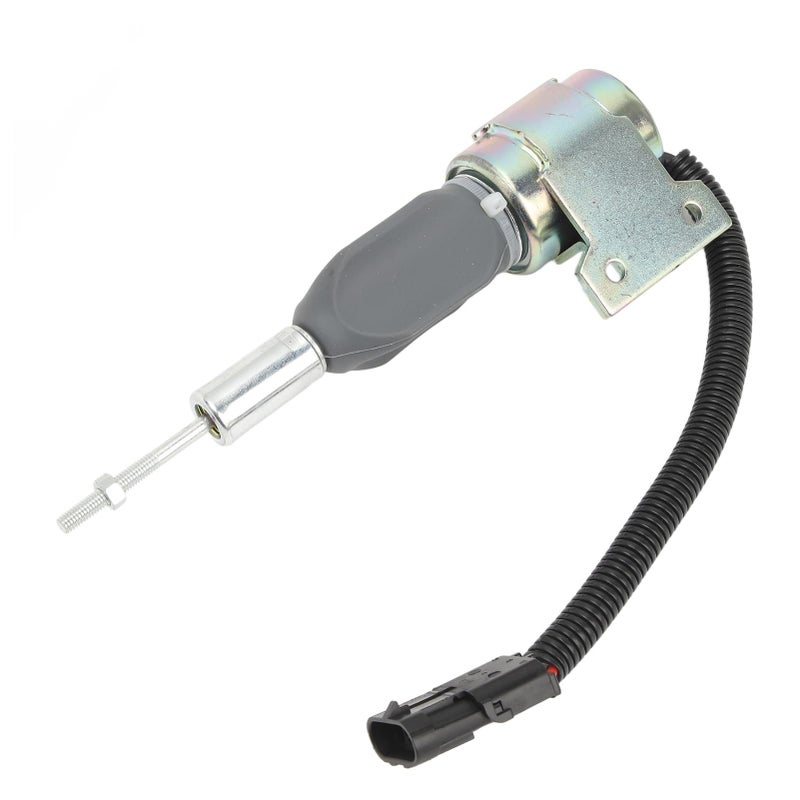 Engine Shut Off Solenoid Fuel Shutdown Valve PC200 6 Excavator Solid Structure 3939701 - Image 5