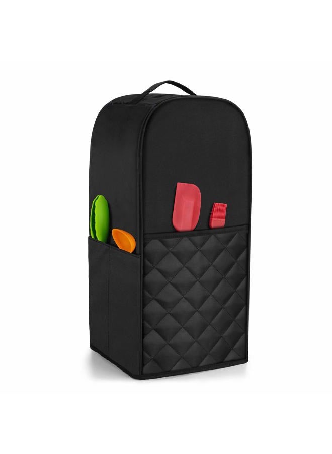 Luxja Blender Cover Compatible with Vitamix 64 oz. Low-Profile Blender, Black(quilted) - Image 2