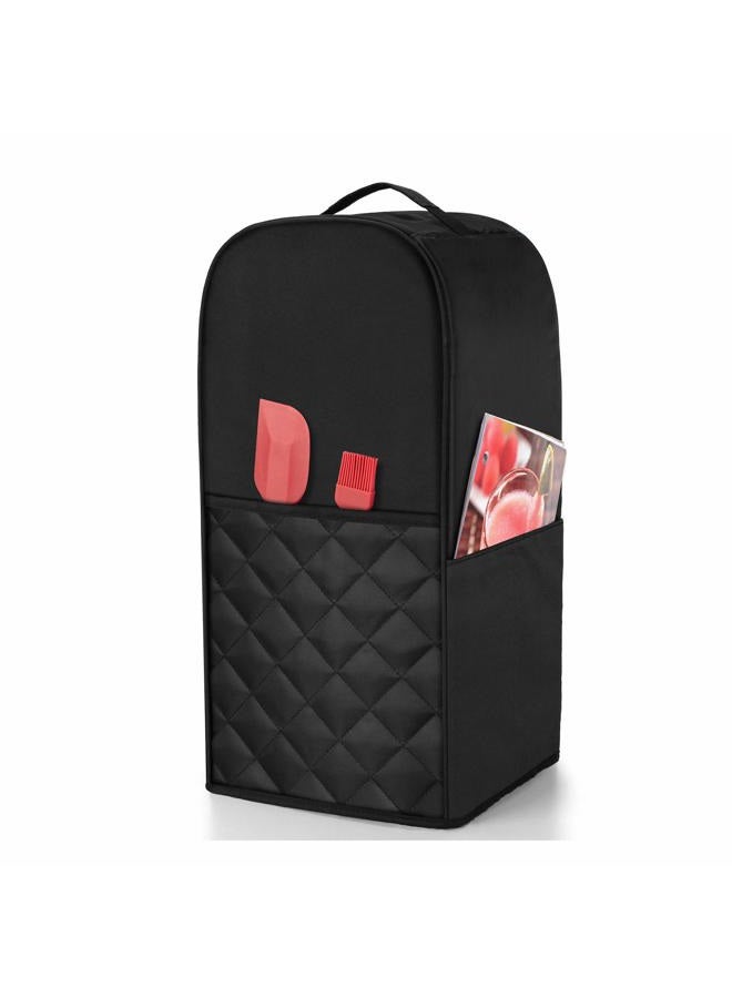 Luxja Blender Cover Compatible with Vitamix 64 oz. Low-Profile Blender, Black(quilted) - Image 3