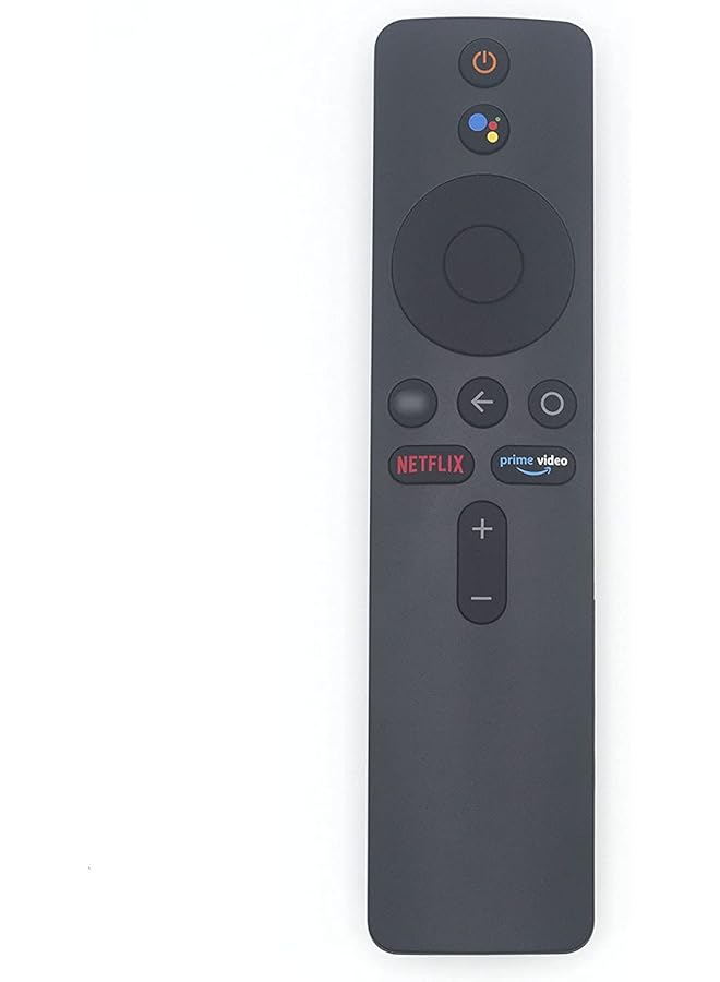 Compatible Voice Remote Control for Xiaomi Mi Box S, Mi TV Stick – Model XMRM-006, Smart Android TV Remote with Voice Search, Google Assistant, Netflix, Prime Video Buttons – Black, Easy Pairing & Smooth Navigation