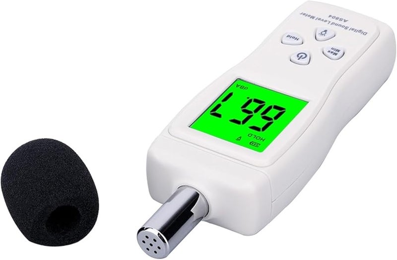 مقياس مستوى الصوت الرقمي كاشف الضوضاء اختبار 30-130 ديسيبل As804 - Image 2