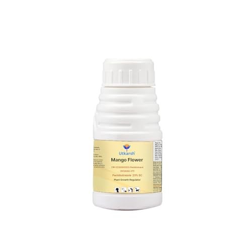 Utkarsh Mango Flower - Paclobutrazol 23% SC, Plant Growth Regulator | Enhances Flowering, Controls Shoot Growth & Improves Fruit Size & Quality | 100 ml; Pack of 1 - Image 1