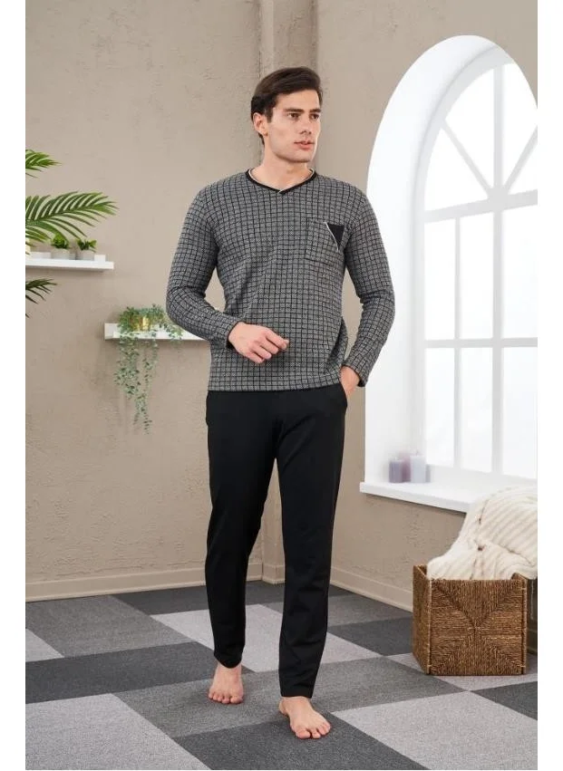 بي جي اس 23710 Men's Jacquard Pajama Set