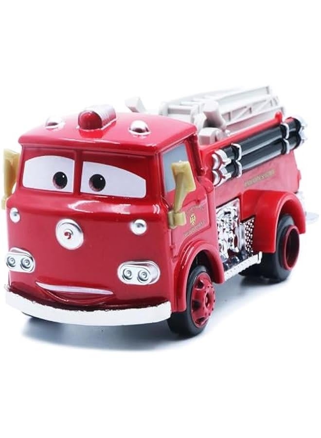 سيارة لعبة 2 3 الملك سيارات محمولة، نموذج مصغر 1:55 من المعدن المصبوب، سيارات ألعاب مدمجة محمولة وقابلة للجمع للأطفال الأولاد في عيد ميلادهم - Image 1