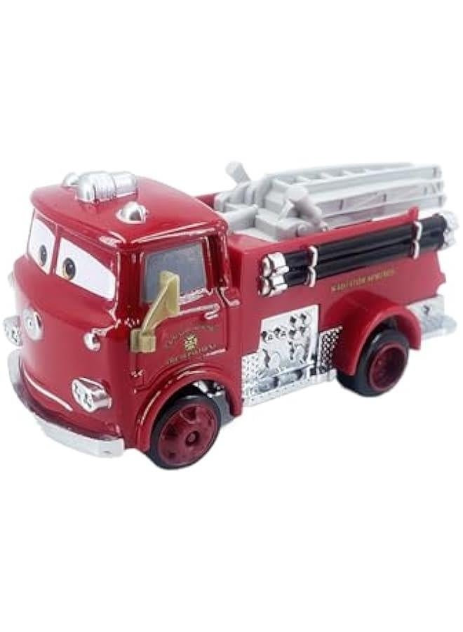 سيارة لعبة 2 3 الملك سيارات محمولة، نموذج مصغر 1:55 من المعدن المصبوب، سيارات ألعاب مدمجة محمولة وقابلة للجمع للأطفال الأولاد في عيد ميلادهم - Image 4